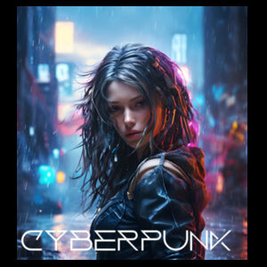 cyberpunk neon design tee Design