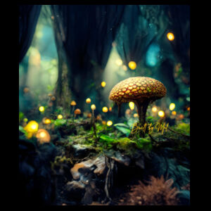 shroom design tee Design