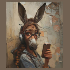 donkey phone design tee Design