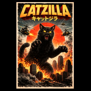 catzilla design tee Design