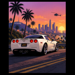 gt cars vette tee Design