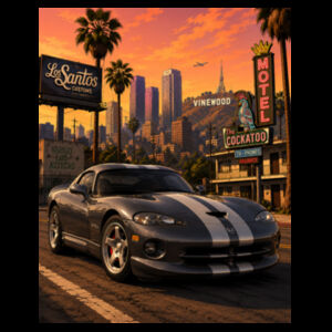 gt cars viper tee Design