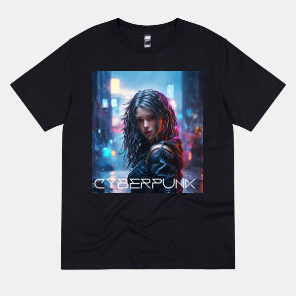 cyberpunk neon design tee Thumbnail