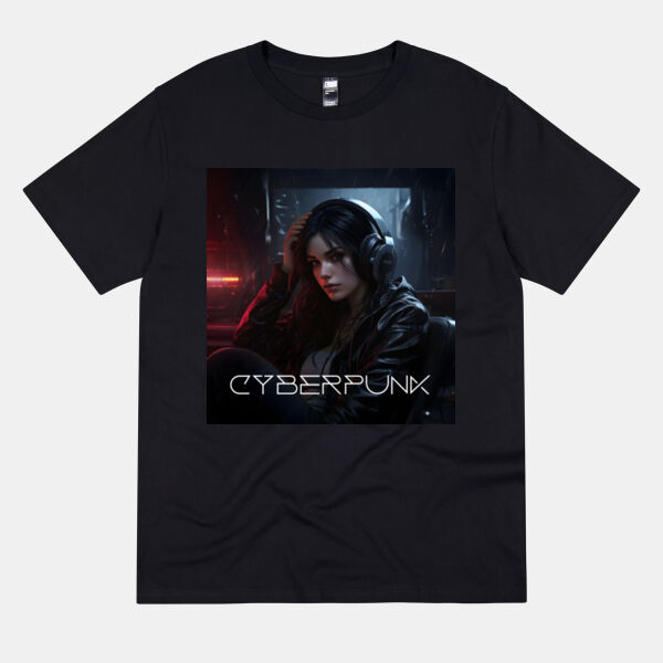 cyberpunk dj design tee Thumbnail