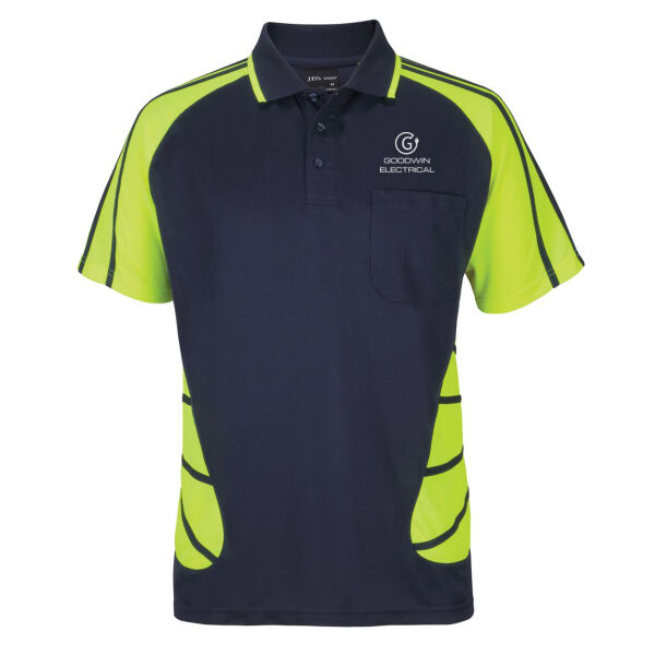 Goodwin Electrical Hi-Vis Polo Men's Thumbnail